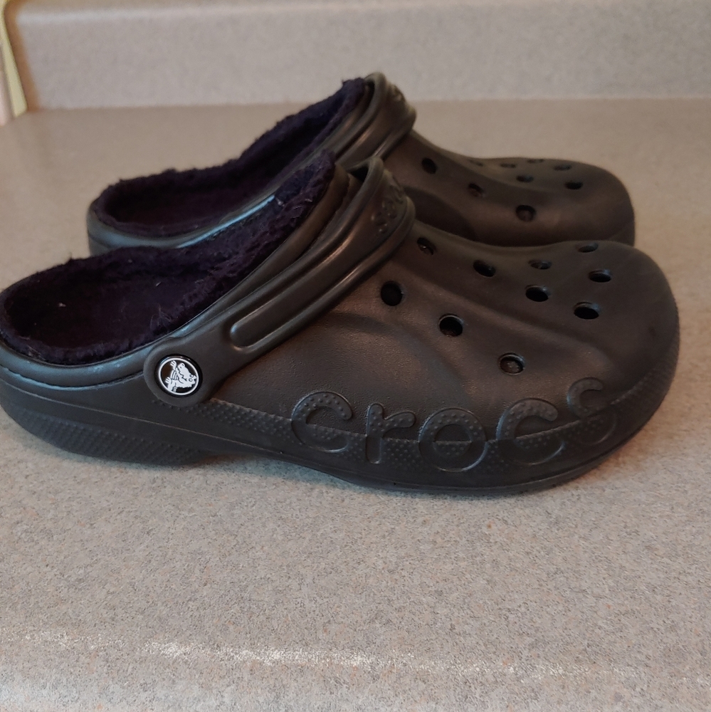 Crocs Baya fleece lined clogs